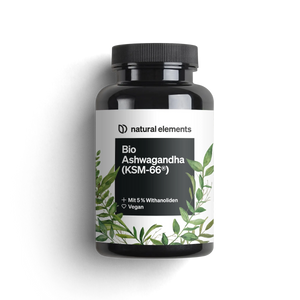 Natural Elements Bio Ashwagandha (KSM-66®) Kapseln, natürliches Gleichgewicht fördern