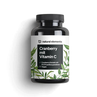 Cranberry Extrakt mit Vitamin C von natural elements, vegan